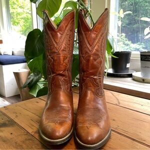 Vintage Brown Cowboy Boots